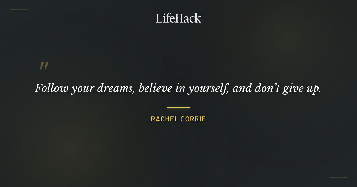 Quote by Rachel Corrie