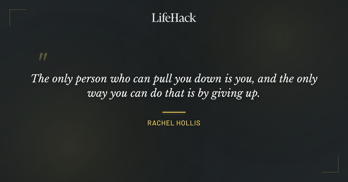 Quote by Rachel Hollis