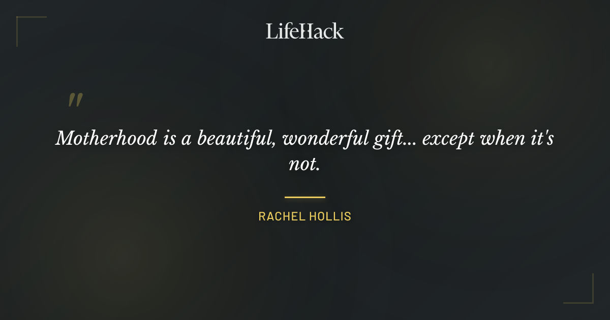 Quote by Rachel Hollis