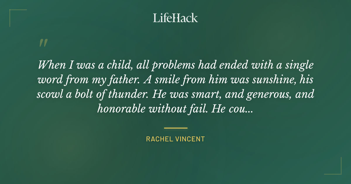 Quote by Rachel Vincent