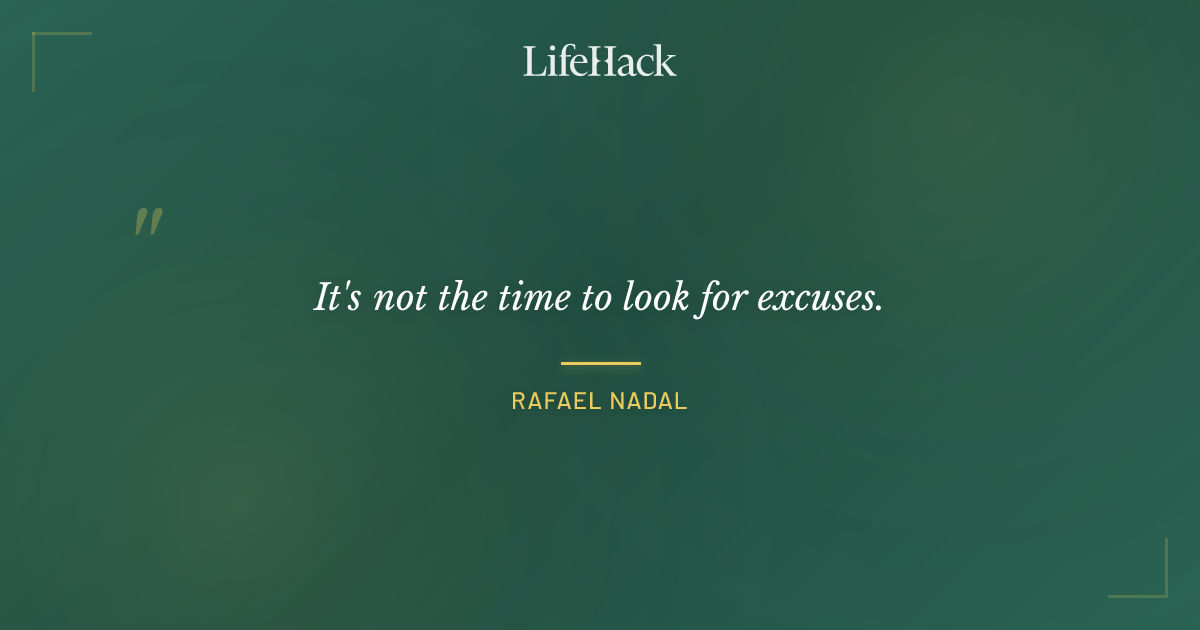 Quote by Rafael Nadal