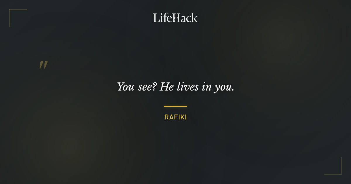 Quote by Rafiki