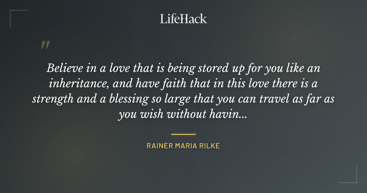 Quote by Rainer Maria Rilke