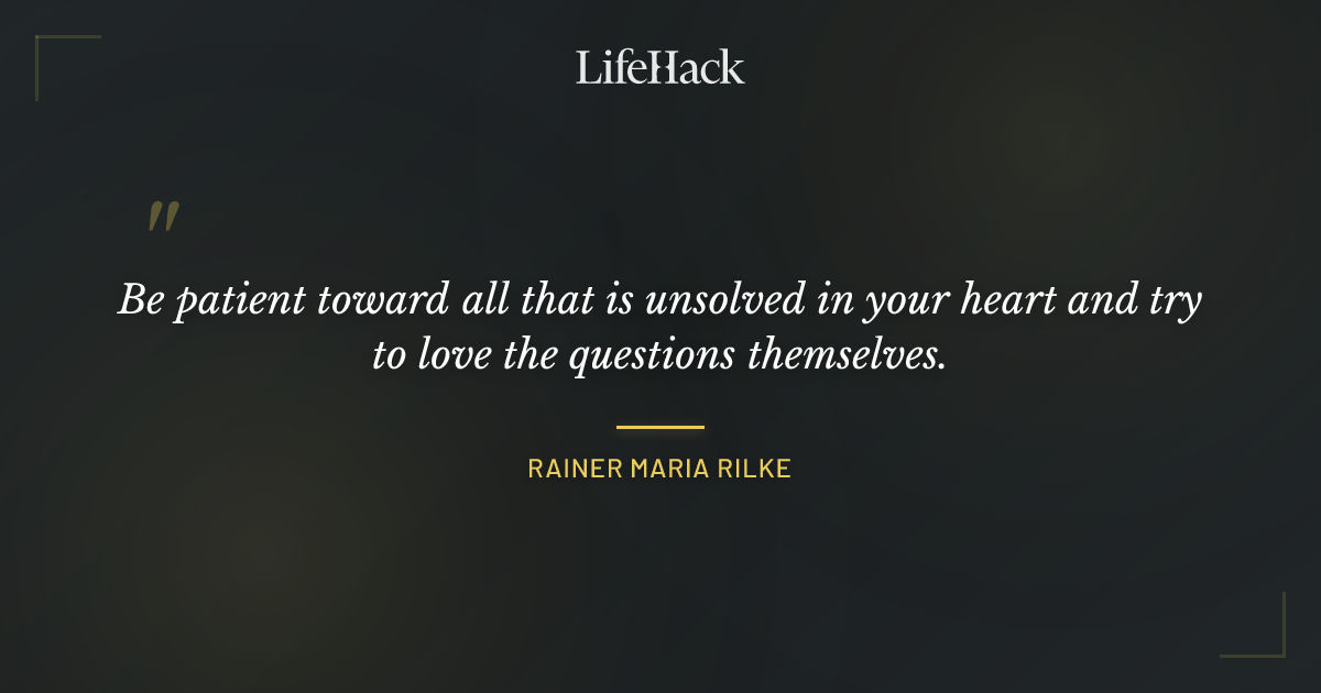 Quote by Rainer Maria Rilke