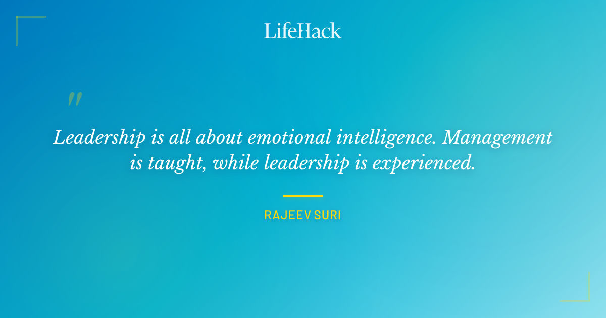 Quote by Rajeev Suri