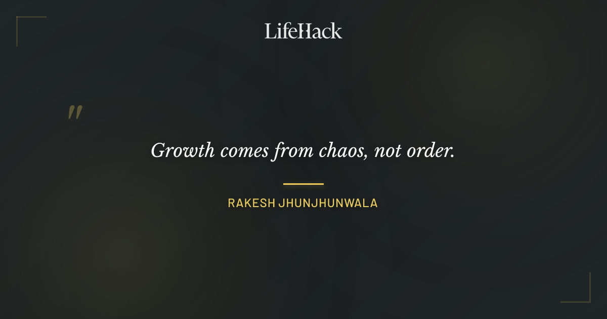 Quote by Rakesh Jhunjhunwala