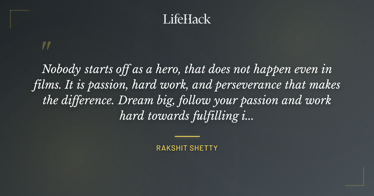 Quote by Rakshit Shetty