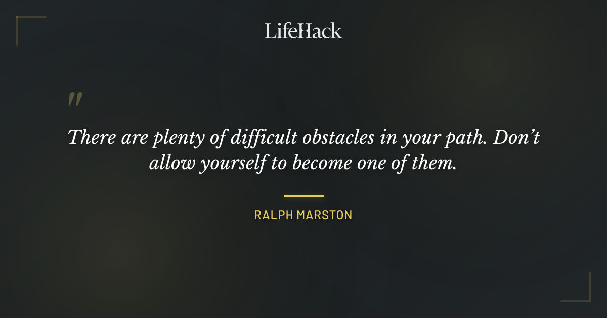 Quote by Ralph Marston