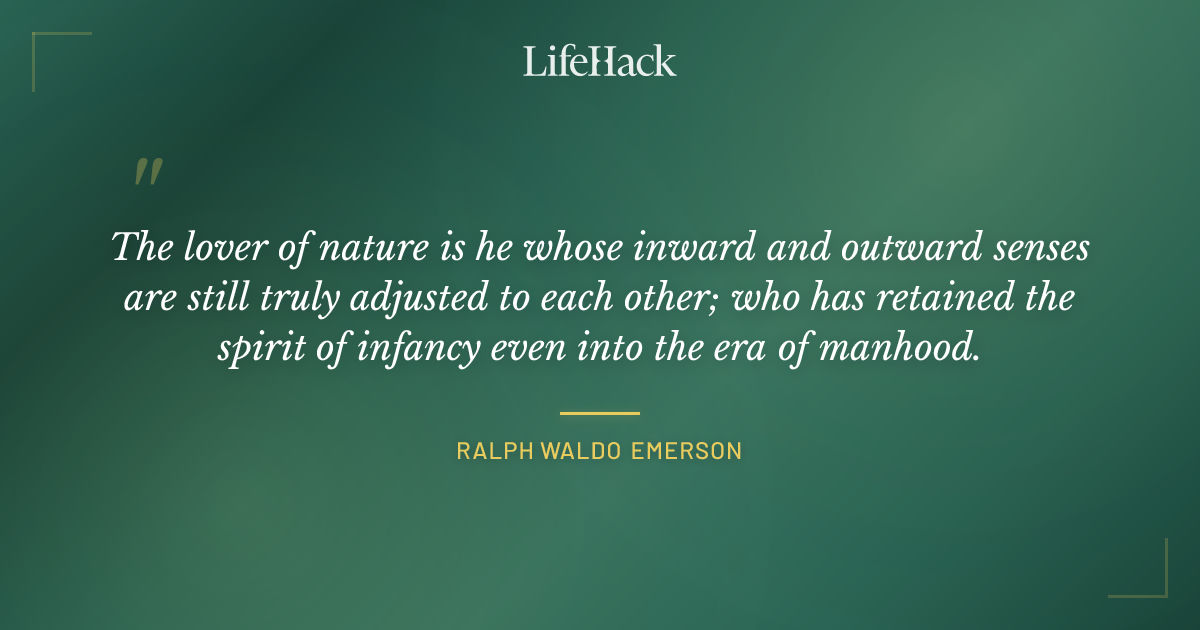 Quote by Ralph Waldo Emerson