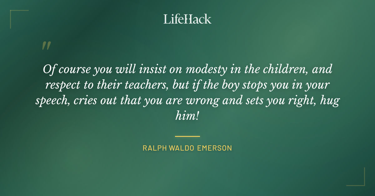 Quote by Ralph Waldo Emerson