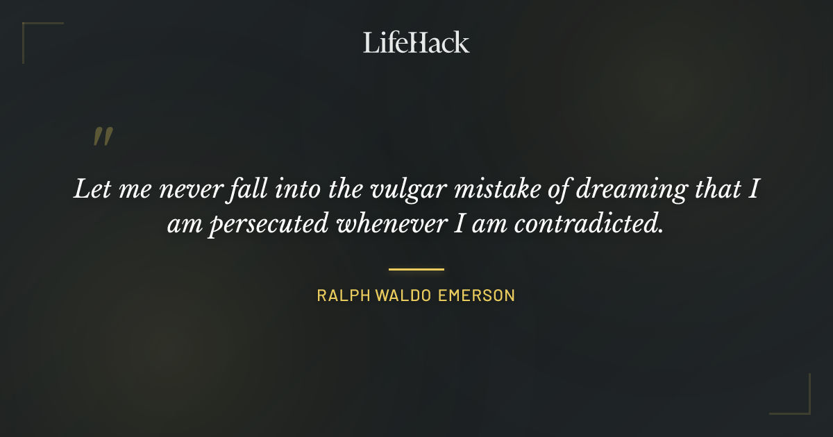 Quote by Ralph Waldo Emerson