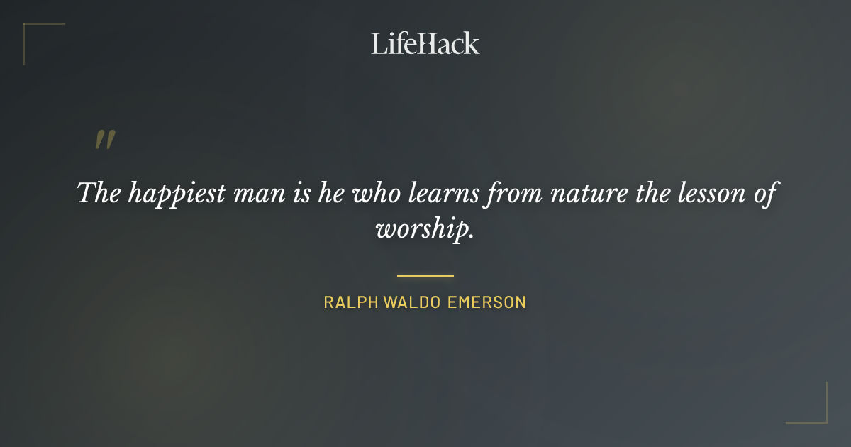 Quote by Ralph Waldo Emerson