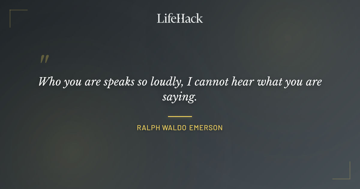 Quote by Ralph Waldo Emerson