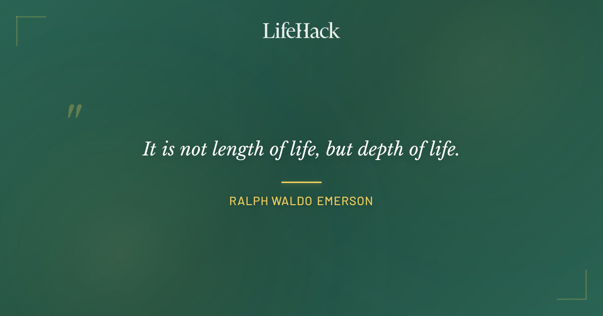 Quote by Ralph Waldo Emerson