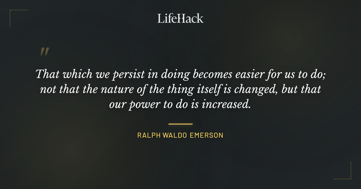 Quote by Ralph Waldo Emerson