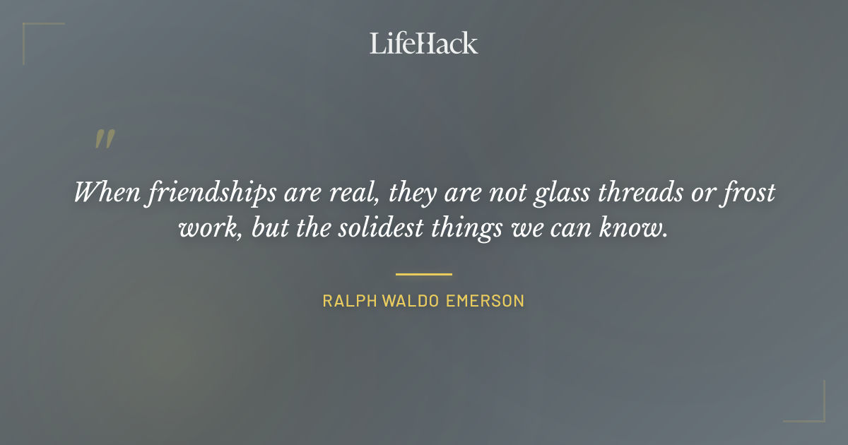 Quote by Ralph Waldo Emerson