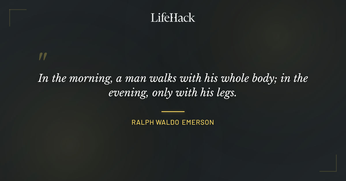 Quote by Ralph Waldo Emerson