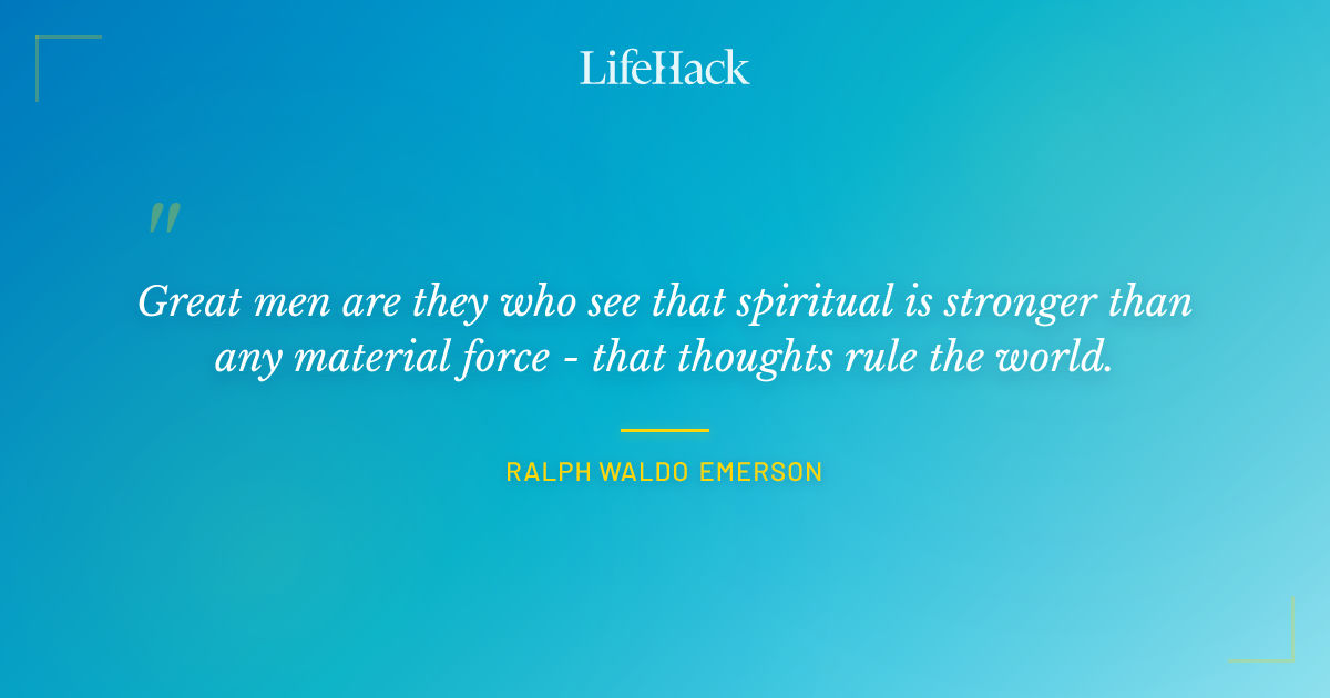 Quote by Ralph Waldo Emerson