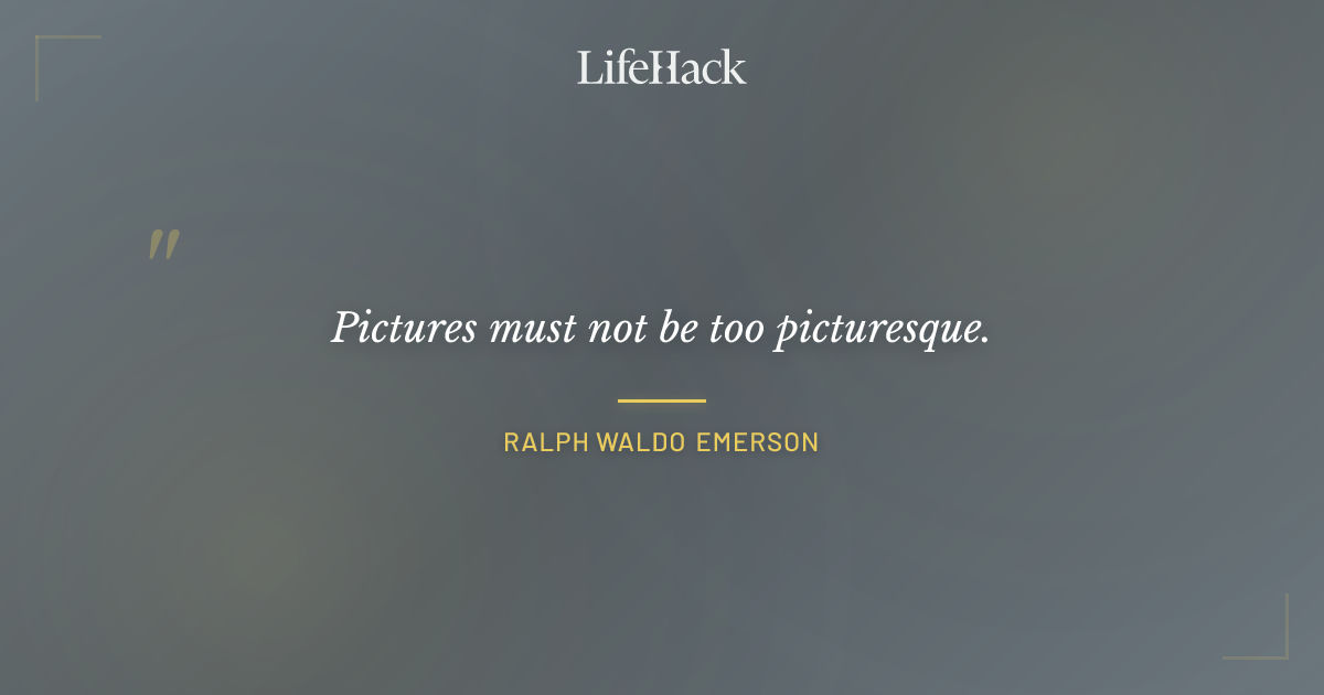 Quote by Ralph Waldo Emerson