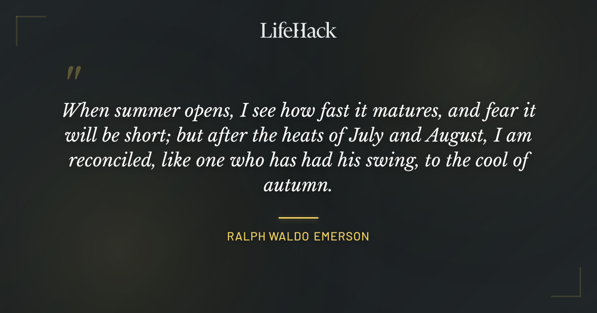 Quote by Ralph Waldo Emerson