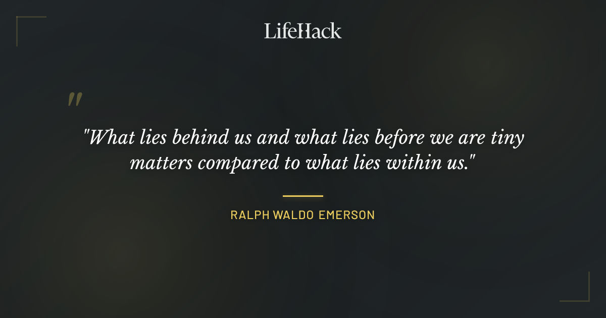 Quote by Ralph Waldo Emerson