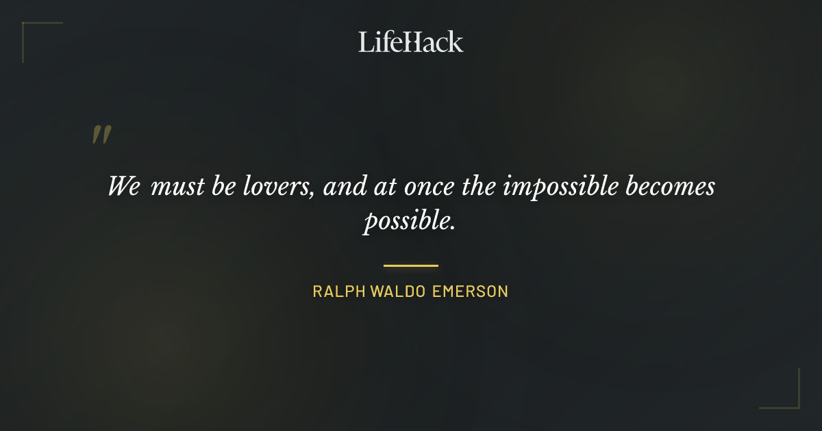 Quote by Ralph Waldo Emerson