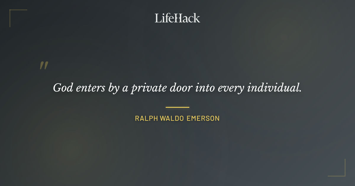 Quote by Ralph Waldo Emerson