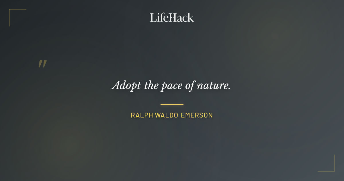 Quote by Ralph Waldo Emerson