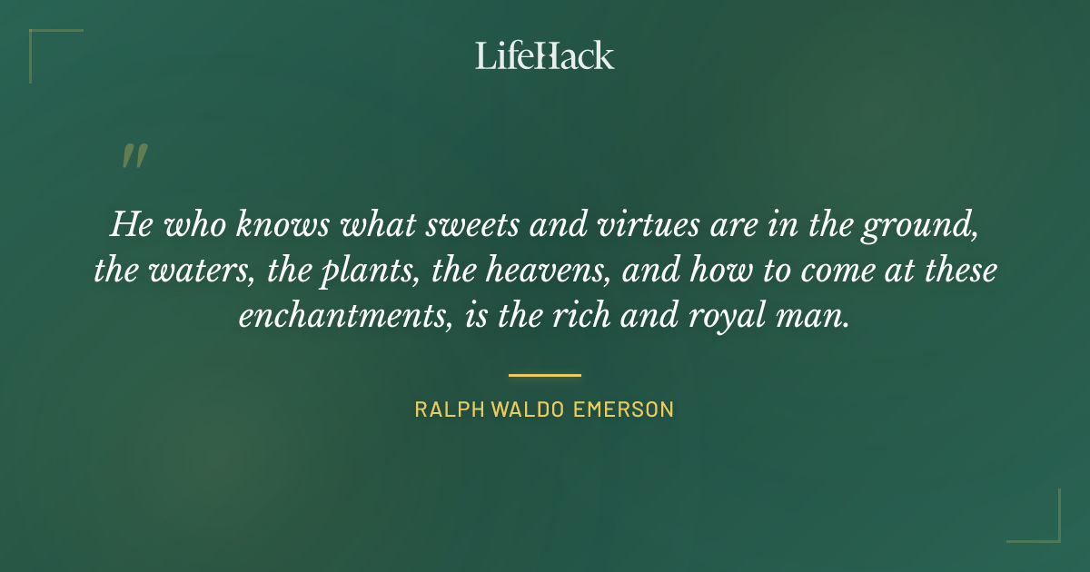 Quote by Ralph Waldo Emerson
