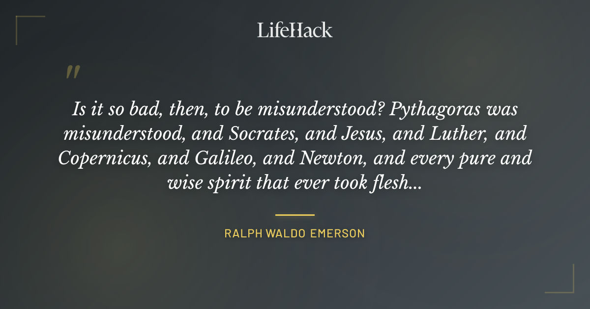Quote by Ralph Waldo Emerson