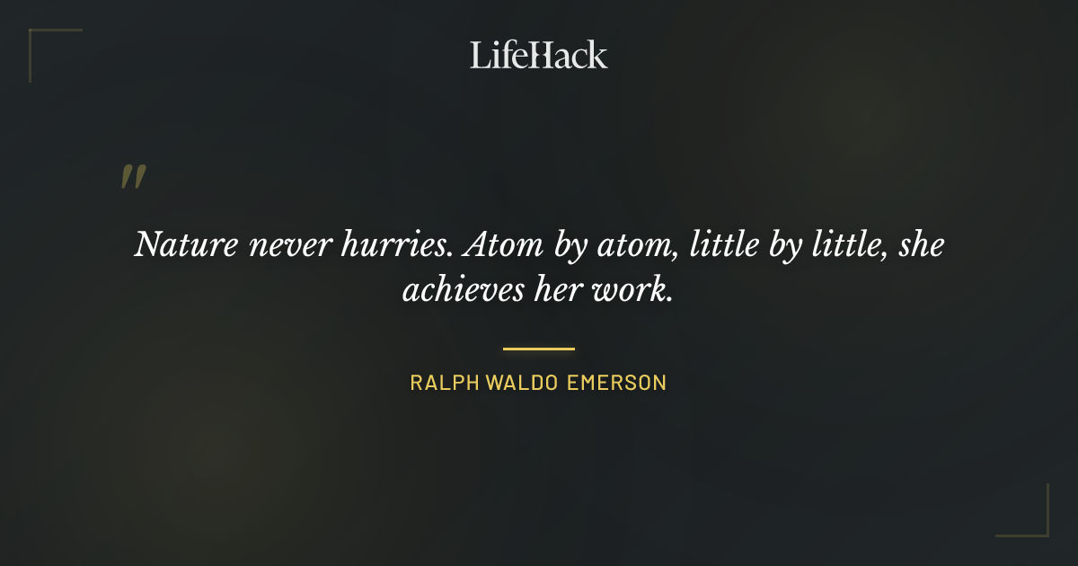 Quote by Ralph Waldo Emerson
