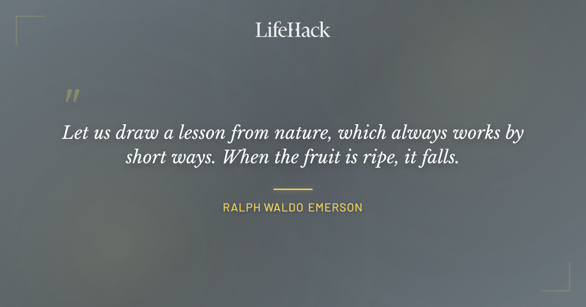 Quote by Ralph Waldo Emerson