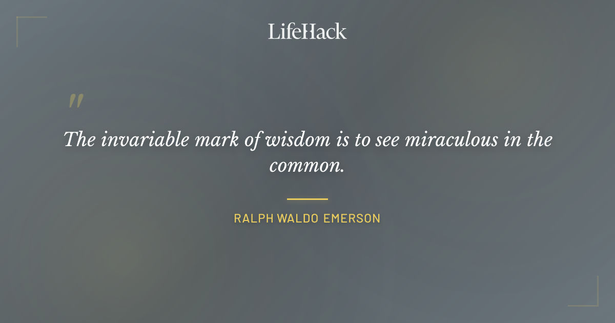 Quote by Ralph Waldo Emerson