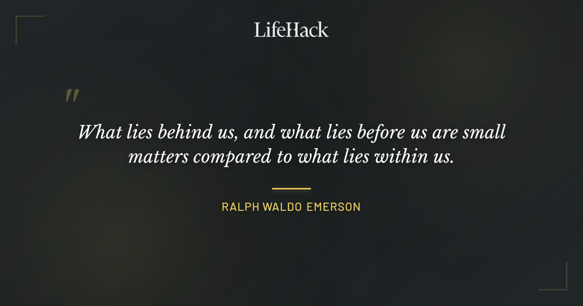Quote by Ralph Waldo Emerson