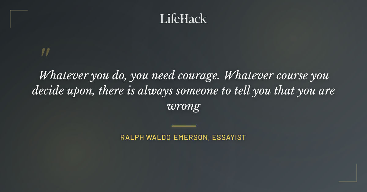 Quote by Ralph Waldo Emerson, essayist
