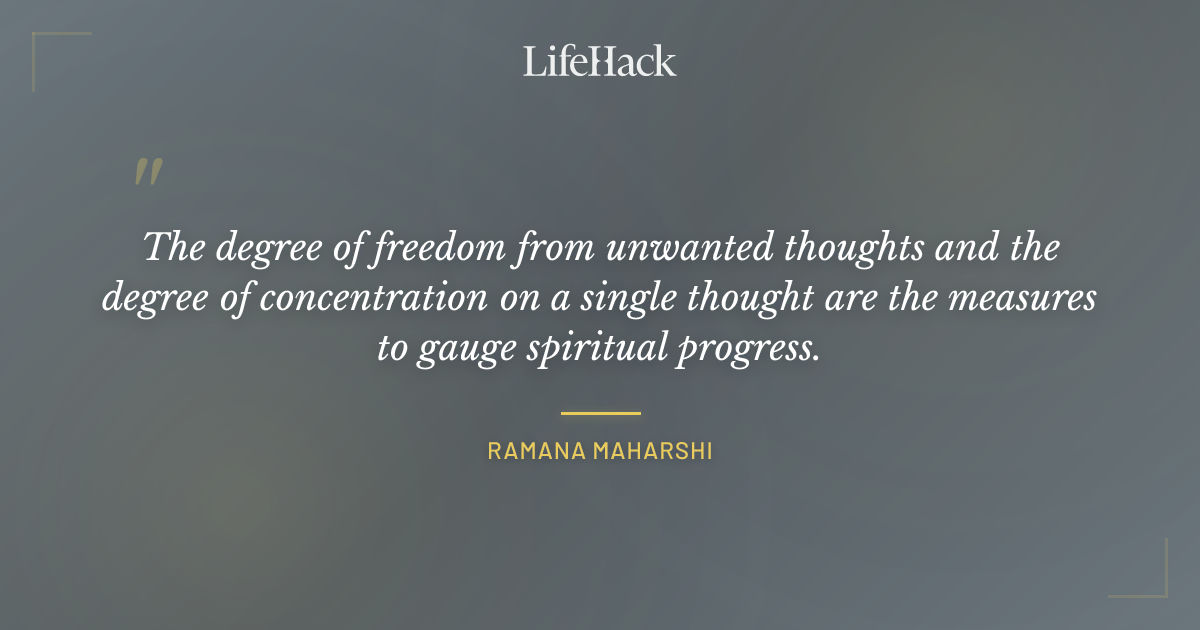 Quote by Ramana Maharshi
