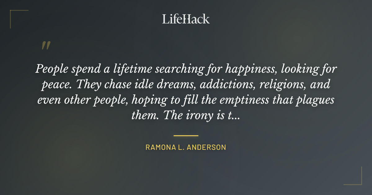 Quote by Ramona L. Anderson