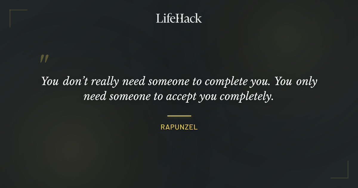 Quote by Rapunzel