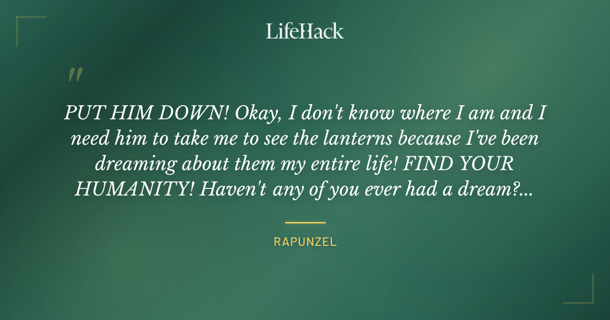 Quote by Rapunzel