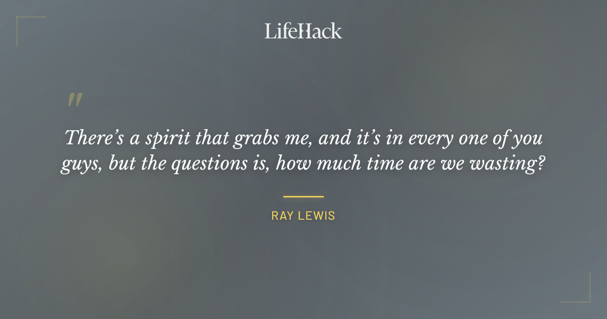 Quote by Ray Lewis