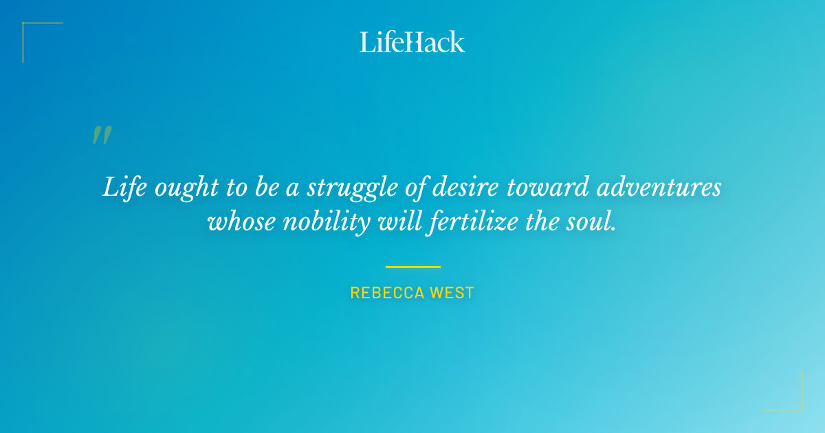 Quote by Rebecca West
