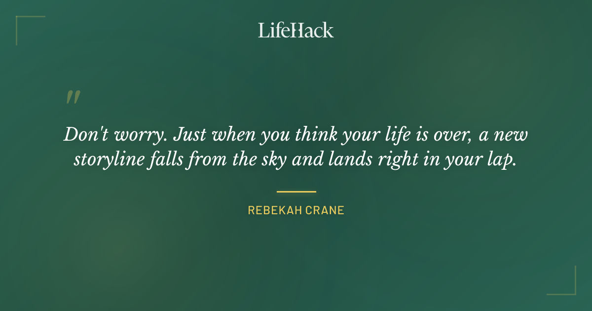 Quote by Rebekah Crane