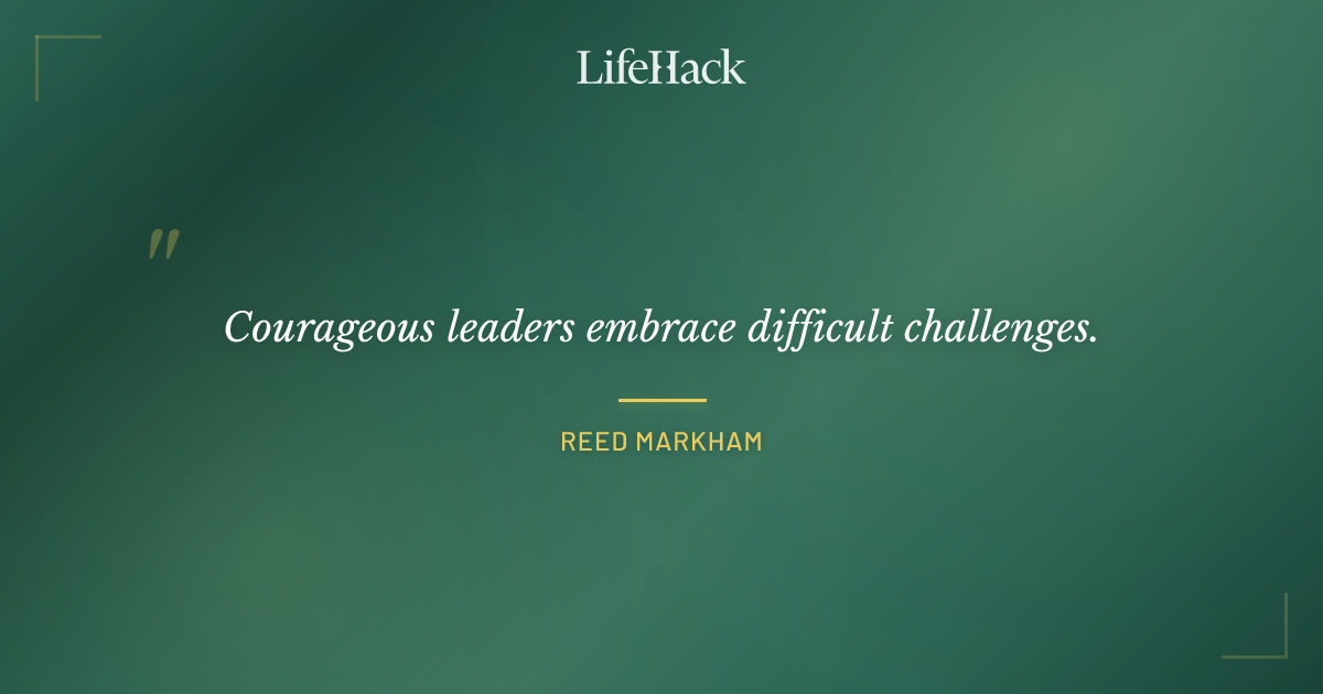 Quote by Reed Markham