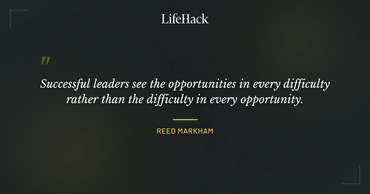 Quote by Reed Markham
