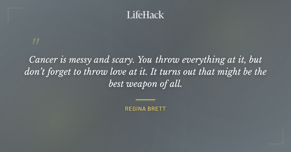 Quote by Regina Brett