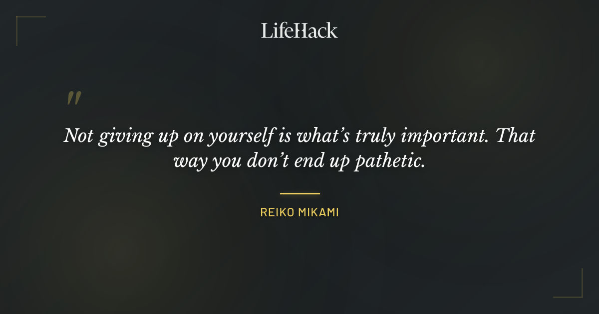 Quote by Reiko Mikami