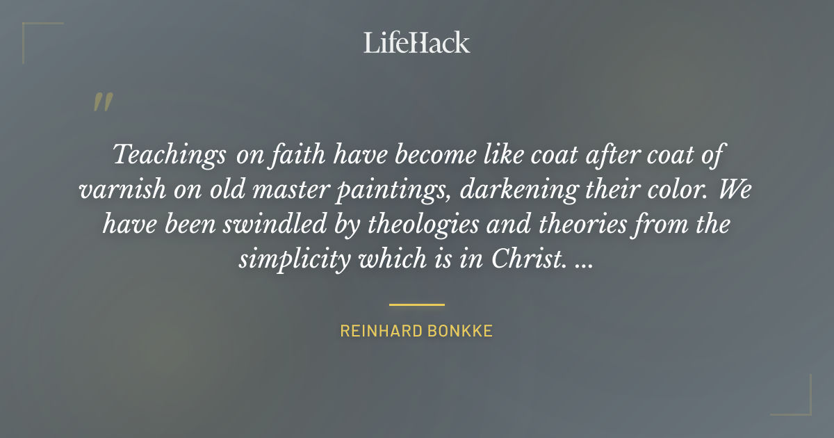 Quote by Reinhard Bonkke