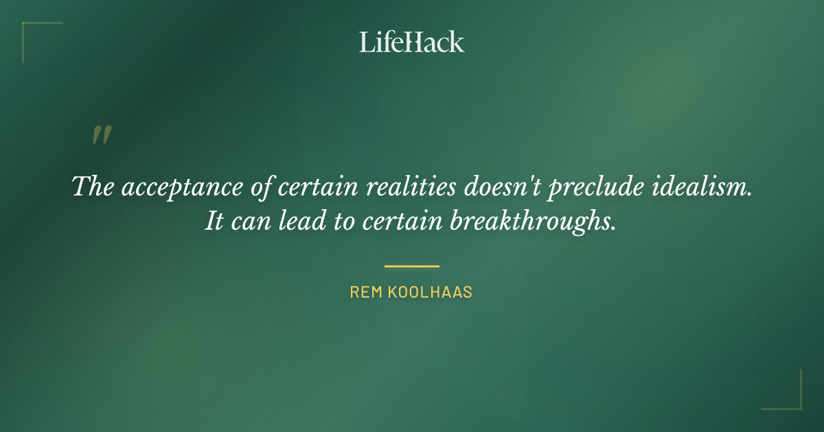 Quote by Rem Koolhaas
