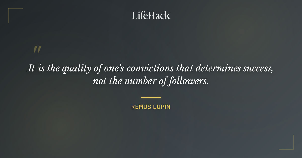 Quote by Remus Lupin