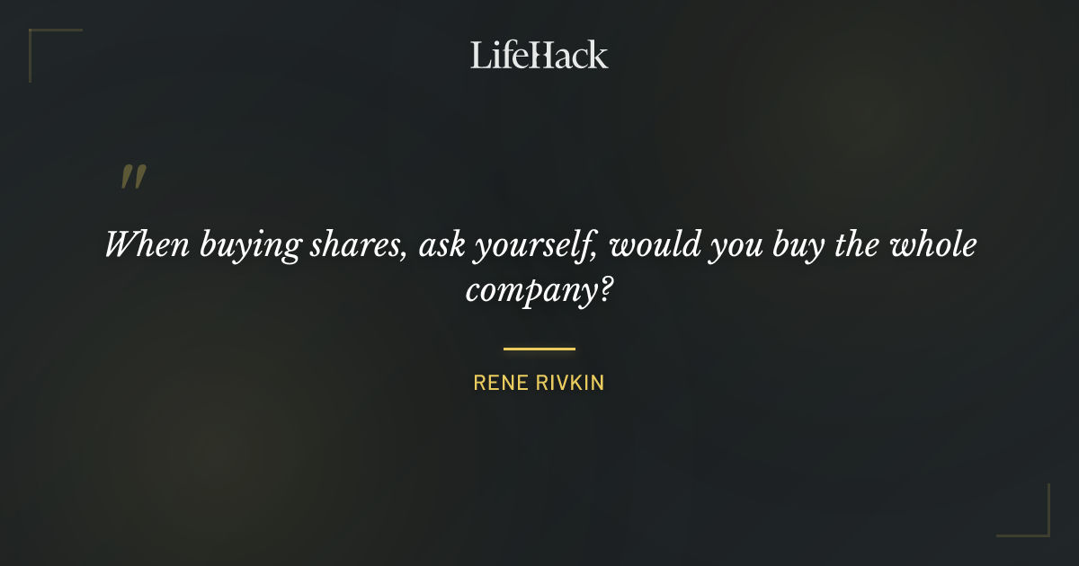 Quote by Rene Rivkin